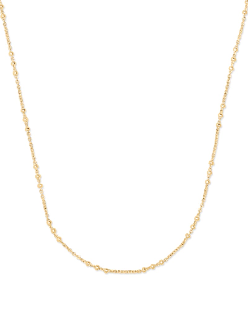 Satellite Chain Necklace in 18K Gold Vermeil image number 0